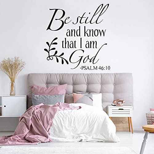 Be Still and Know that I am God Psalm 46:10 Bible Verse Wall Decal