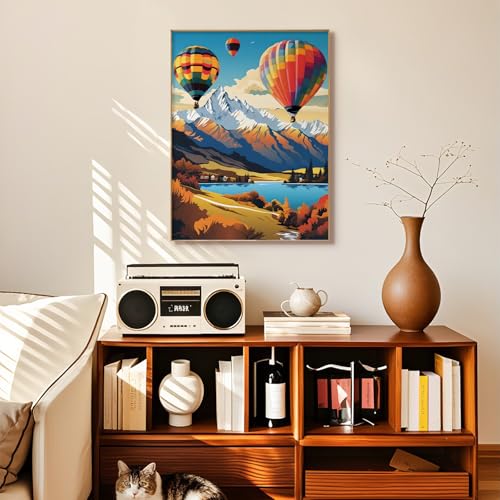 Diamond Art Kits for Adults, Mountain Diamond Painting Kit, 12x16 Inch - color: CYDP1P07