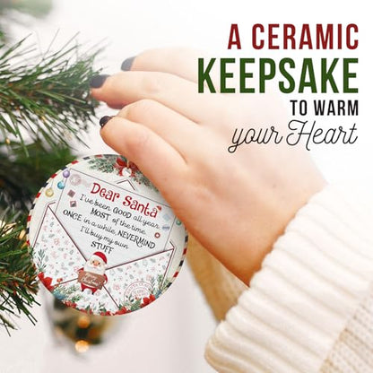 ZAGKOO Funny Christmas Ornaments for Adults 2026 - color: Santa 1