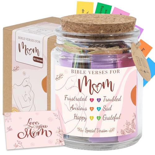 Bible Verse Jar for Mom - color: Mom Bible Verse Jar