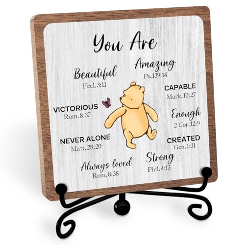 Winnie Inspirational Christian Gifts, Bible Verse Quote for Women Men - style: Amazing