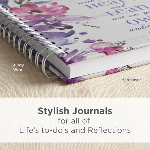 Christian Art Gifts Spiral Journal: Trust in the Lord - Proverbs 3:5