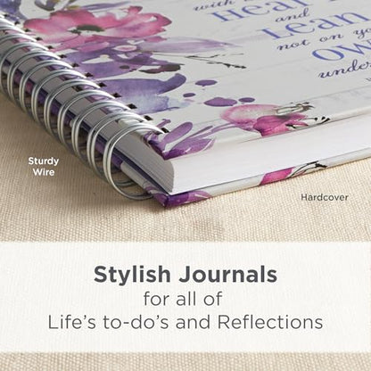 Christian Art Gifts Spiral Journal: Trust in the Lord - Proverbs 3:5