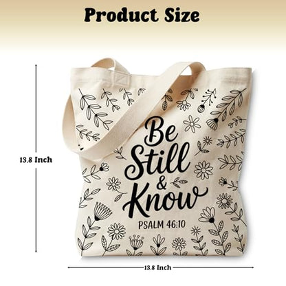Bible Bags for Women, Christian Tote Bag, Gifts for Christian Women - color: Green