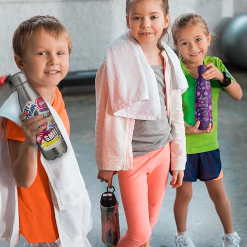 Christian Art Gifts Stainless Steel Double Wall Vacuum Sealed Insulated Water Bottle for Girls & Women: Chosen, Loved, Beautiful Inspirational Scripture, Leak/Spill-proof Thermos, Purple Floral, 17 oz - color: Chosen/Purple