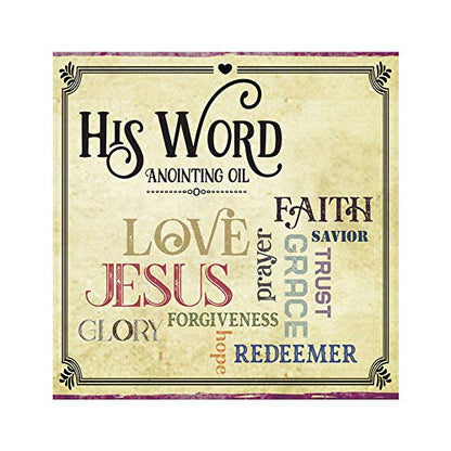 His Word Anointing Oil Gift Set - Unscented - Scripture Group 2
