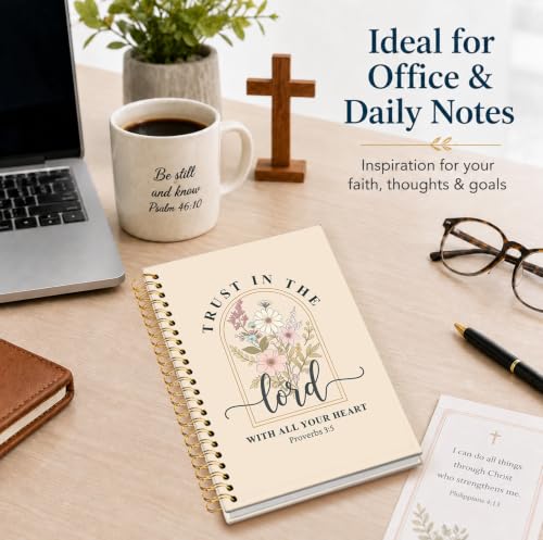 Bible Journal Notebook, Inspirational Christian Gifts for Women - color: The Bible of Flowers