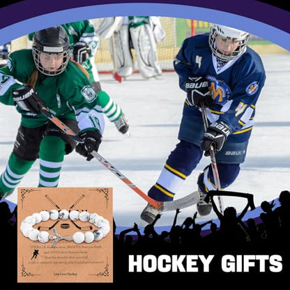12 Set Sport Adjustable Bracelets Gift - color: White, size: Hockey