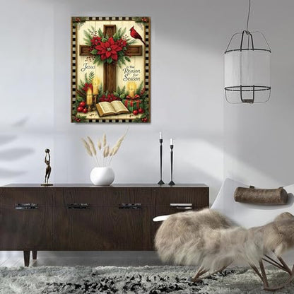 Christmas Diamond Art Kits for Adults, Diamond Painting Kits for Beginner - color: JOJO-DP96
