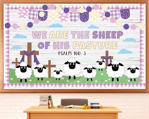 Easter Bulletin Board Set Christian Religious Classroom Decor