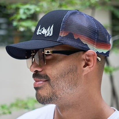 Grace Folly Trucker Hat for Men or Women- Many Cool Designs - color: Black,red,yellow