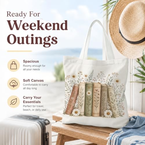Christian Canvas Tote Bag, Bible Verse Reusable Shopping Bag - color: Bible-6