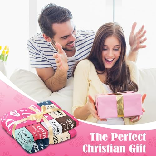 Christian Gifts for Women, I Am A Child of God Blanket, 50"x60" - color: Christian Gifts Pink
