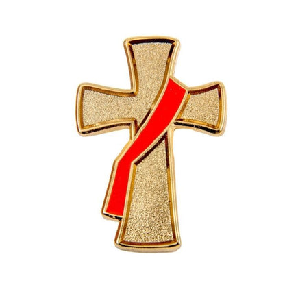 Deacon Cross Lapel Pin