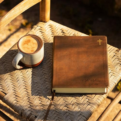 Farm and Posh Personalized NIV Journaling Bible (Family Name Bottom Right)