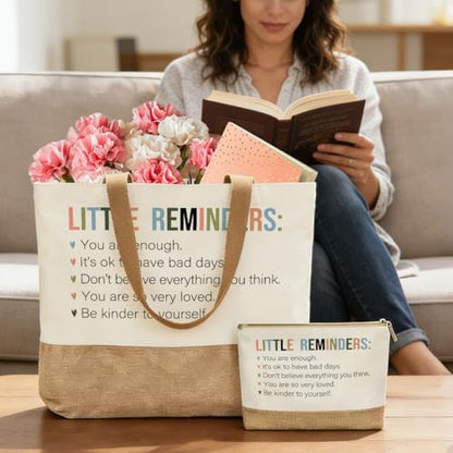 FriendsTote Bag, Funny gift Friend Tote bag, Best friend Makeup Bag, for Women Men Best Friends Birthday Gift - color: Littlereminders 0156