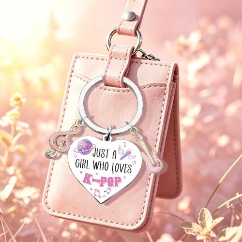 Inspirational Keychain for Women, Appreciation Gift for Mother Daughter Best Friend, Christmas Key Ring - style: Kpop Lover 01
