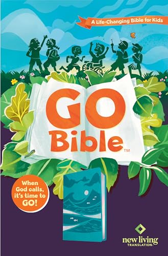 NLT GO Bible for Kids (LeatherLike, Teal Ocean): A Life-Changing Bible for Kids