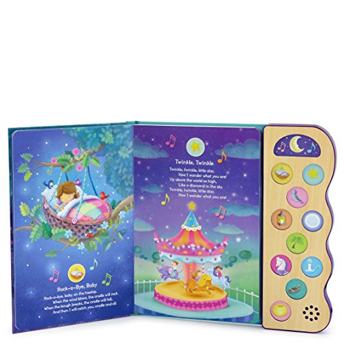 Bedtime Songs: 11-Button Interactive Children's Sound Board Book