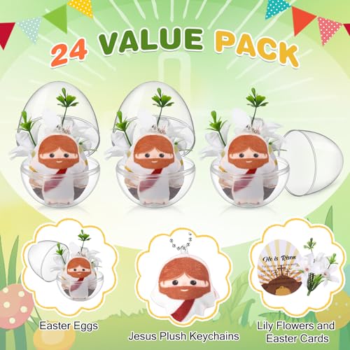 Soulchen 24 Sets Jesus Easter Basket Stuffers