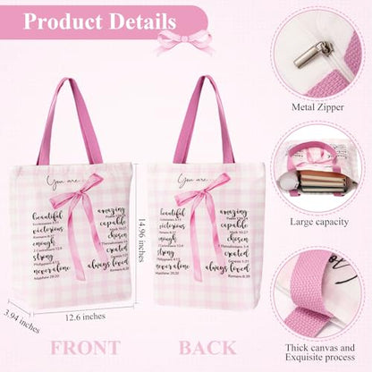 Singhoow 29 Pcs Bible Study Supplies Journaling Kit for Women - color: Bow, style: Pink