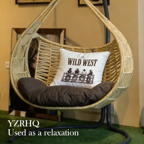 Western Cowboy Pillow Cover 18x18 Double-Sided - color: Color-9