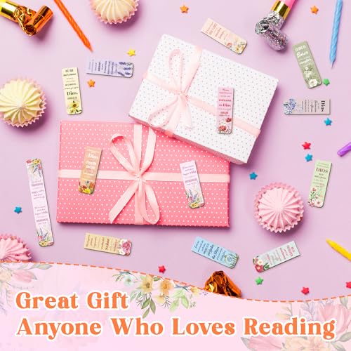 Haooryx Spanish Bible Verse Magnetic Bookmarks Motivational Page Markers - style: Spanish Floral