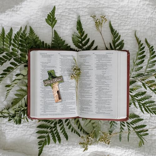 Needzo He is Risen! Cross-Shaped Bookmark with Empty Tomb Image, Easter Favor with Prayer on The Back, Pack of 10