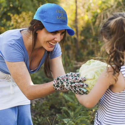 Speedy Pros Soft Baseball Hat Embroidered Dad Hat Jesus is Lord God Christ Christian Religious Cotton - color: Black Design Only