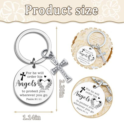 Angel Keychain Christian Keychain Grief Gifts for Grieving Friend