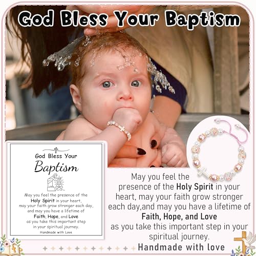 Sereney Bracelet for Women Girl as Gifts for New Mom Daughter Granddaughter - style: Baptism
