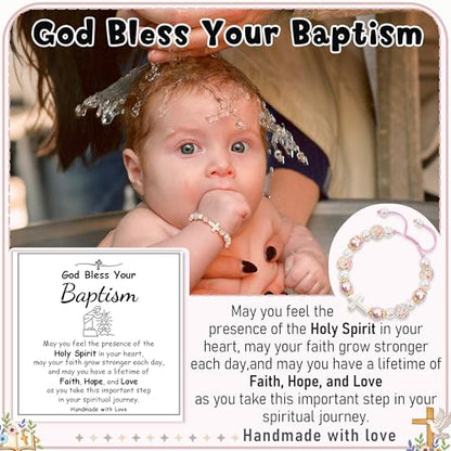 Sereney Bracelet for Women Girl as Gifts for New Mom Daughter Granddaughter - style: Baptism