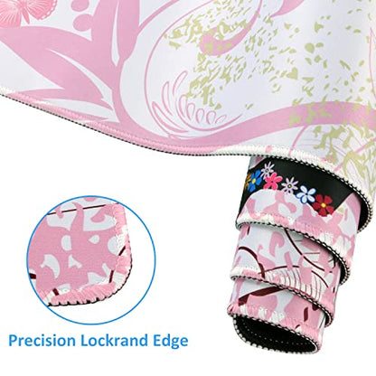 iCasso Extended Gaming Mouse Pad 35.4x15.7in,Game,Home,Butterfly Girl - color: Butterfly Girl
