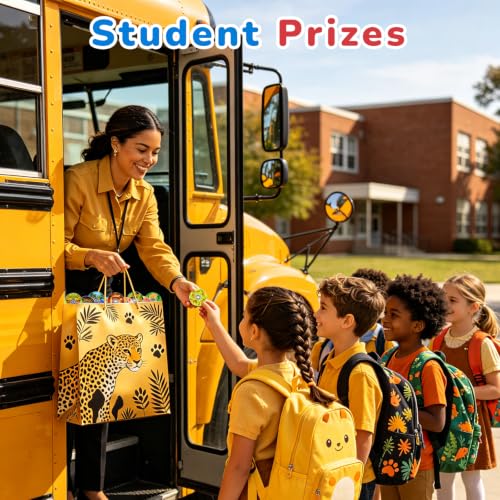 52 Pack Cheetah Fidget Spinners Bulk Party Favors Classroom Prizes - color: Tl-sa-3-animal