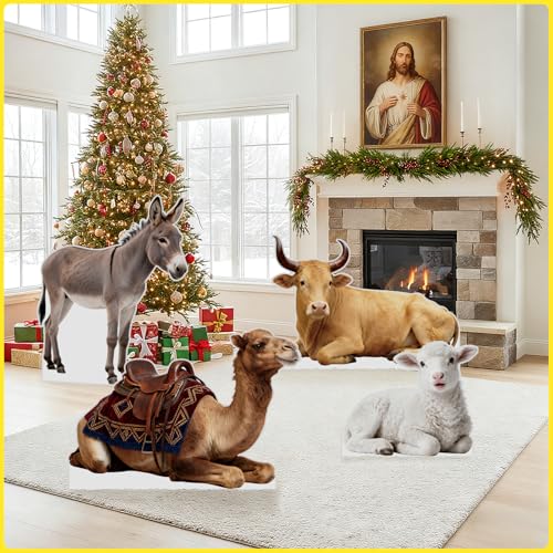 Nativity Camel 2FT Life Size Cardboard Cutout Standup, 1 PC - color: Camel1, size: 2FT