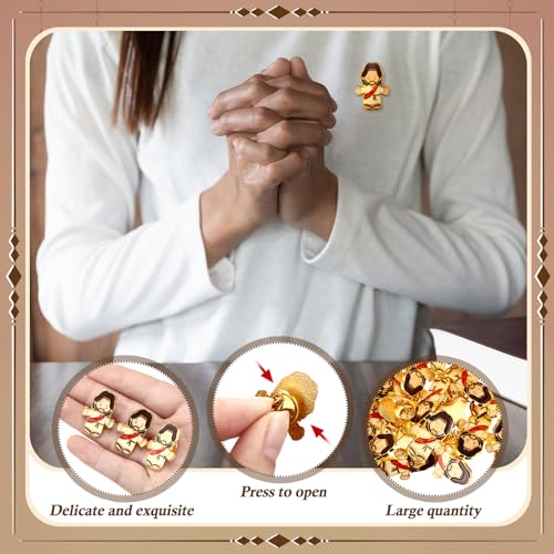 Yinkin Jesus Lapel Pin Bulk Enamel Religious Party - color: Classic Colors