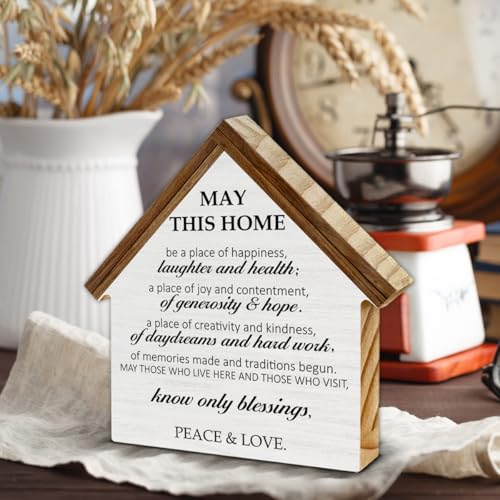 Housewarming Gifts New Home Decor, May This Home Be a Place of Happiness - color: MAY