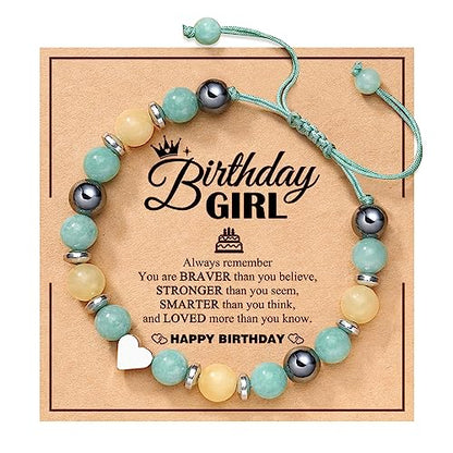 UPROMI To My Daughter/Granddaughter/Niece Bracelet Gifts for Girls - style: Birthday Girl