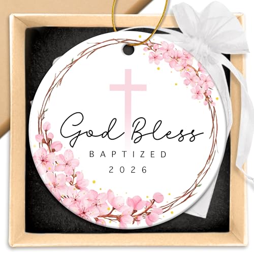 ZAGKOO Baptism Gifts for Girls - Christening Gifts for Girls - color: Baptized Girl