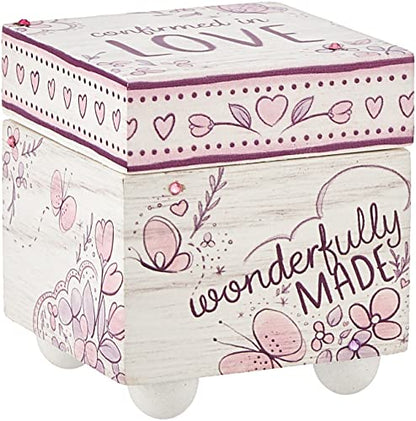 Precious Moments Confirmed in Love Wood Keepsake Box 182413 - style: Confirmation Covered Box