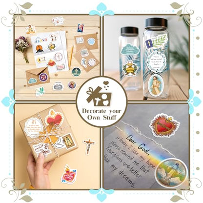 200PCS Catholic Stickers for Kids, Religious Stickers