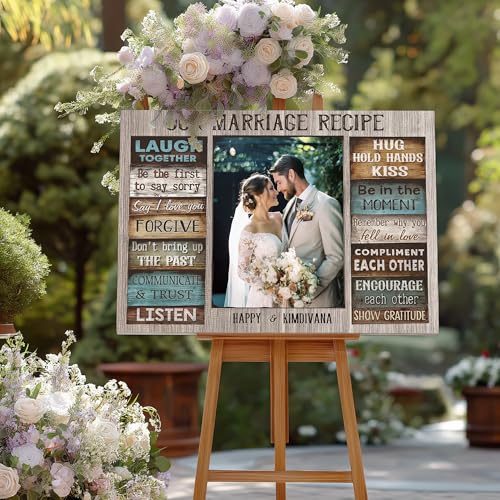 KiKiLuna Personalized Marriage Recipe Canvas Wall Art - color: Style16
