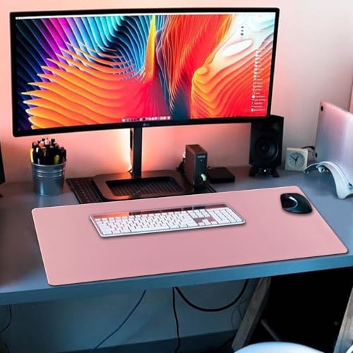 XXL Gaming Mouse Pad 35.4x15.7 Professional Large Mouse Pad & Computer Game Mouse Mat-90x40 Pinkus - color: Pinkus, size: 35.4L x 15.7W inches