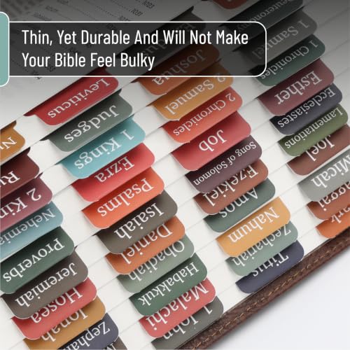 Mr. Pen- Bible Tabs, 90 pcs, Large Print Laminated Index Tabs for Women - color: New Boho