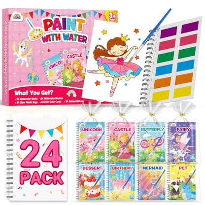 ZMLM 24 Pack Coloring Books - Birthday Party Favors for Kids 4-8 Craft Gift - style: Girl