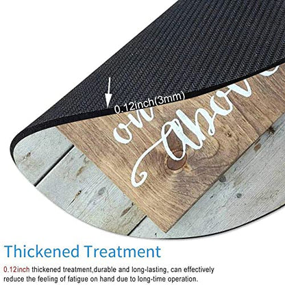 Inspirational Quotes Bible Verse Scripture Christian Round Mouse Pad, Set Your Mind On Things Above Bible Verse Scripture Quotes Wood Art - color: Set Your Mind On Things Above