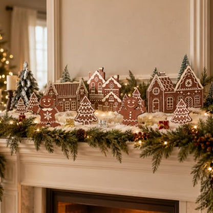 Colingmill 32'' Christmas Gingerbread Man Tabletop Wooden Decor Tree Sign - style: Gingerbread Style