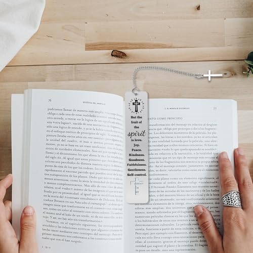 Christian Bookmark for Women Girls Boys Bible Verse Bookmark Inspirational Scripture Bookmarks Religious Bookmarks for Women Men Girls Baptism Graduation Gift Back to School Coming of Age Gifts - color: Bible Verse Metal Bookmark 03