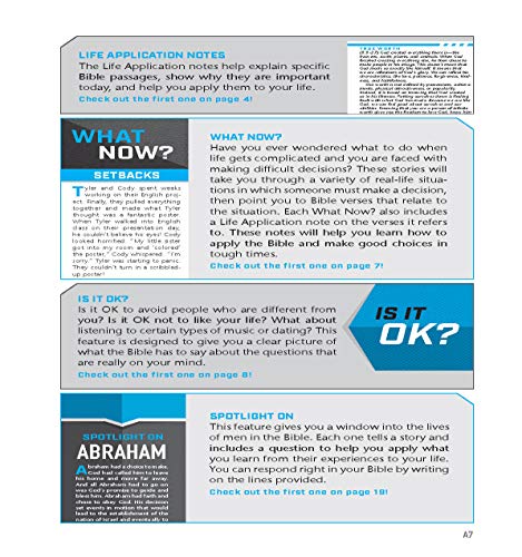 NLT Boys Life Application Study Bible (Softcover)