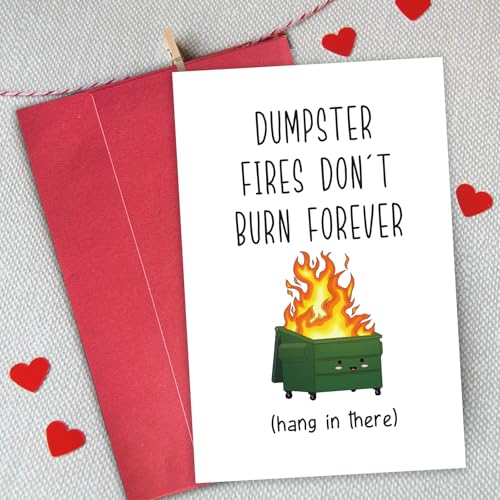 Funny Get Well, Cute Encouragement Card for Him, Her & Friend, Sympathy & Tough Times Card for Family & Friendship - color: 3-25